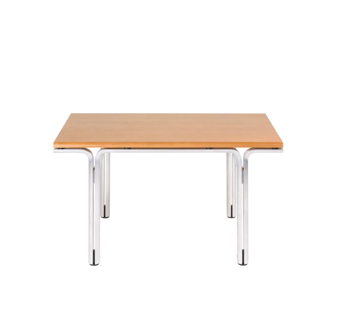 Frama Union Side Table Aluminium/Warm Brown Ash