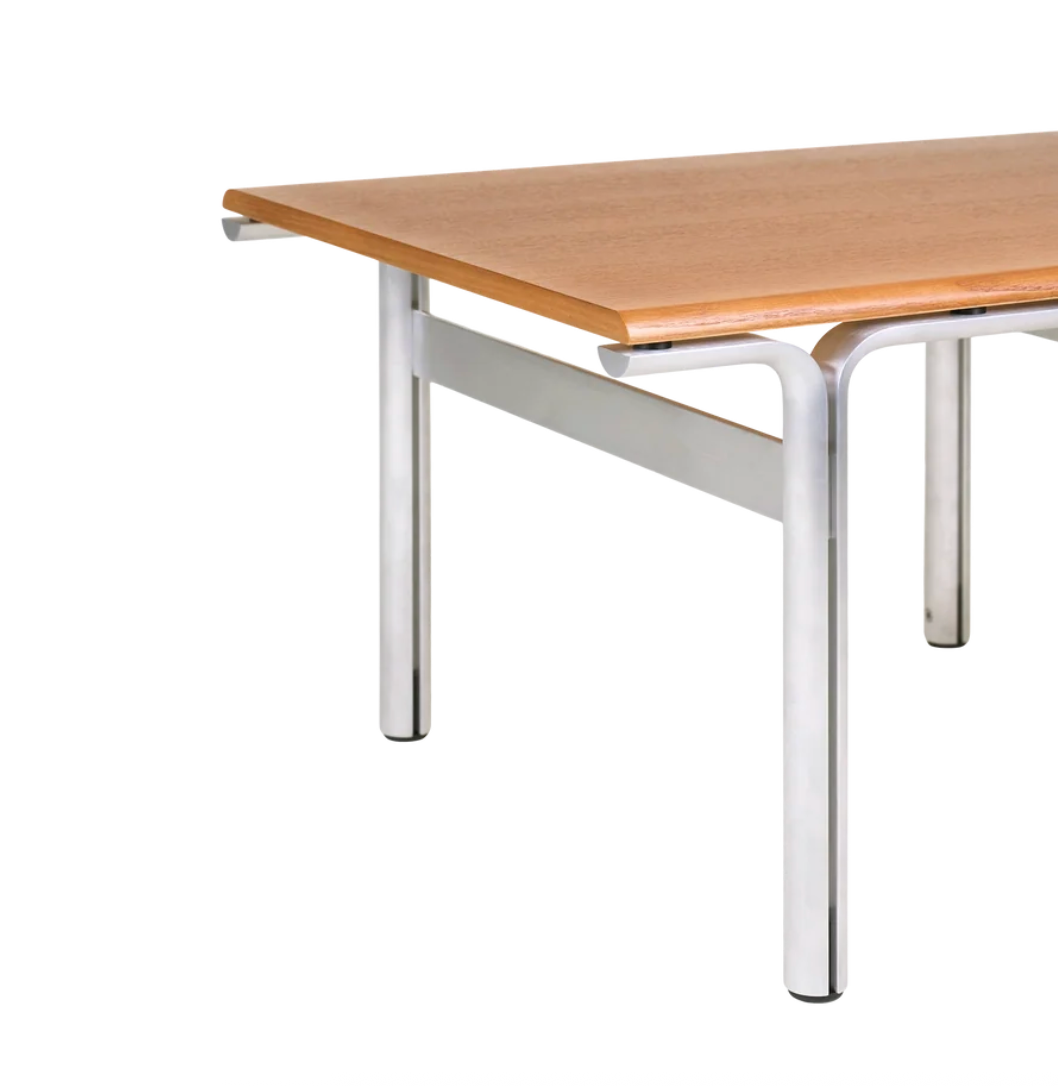 Frama Union Side Table Aluminium/Warm Brown Ash