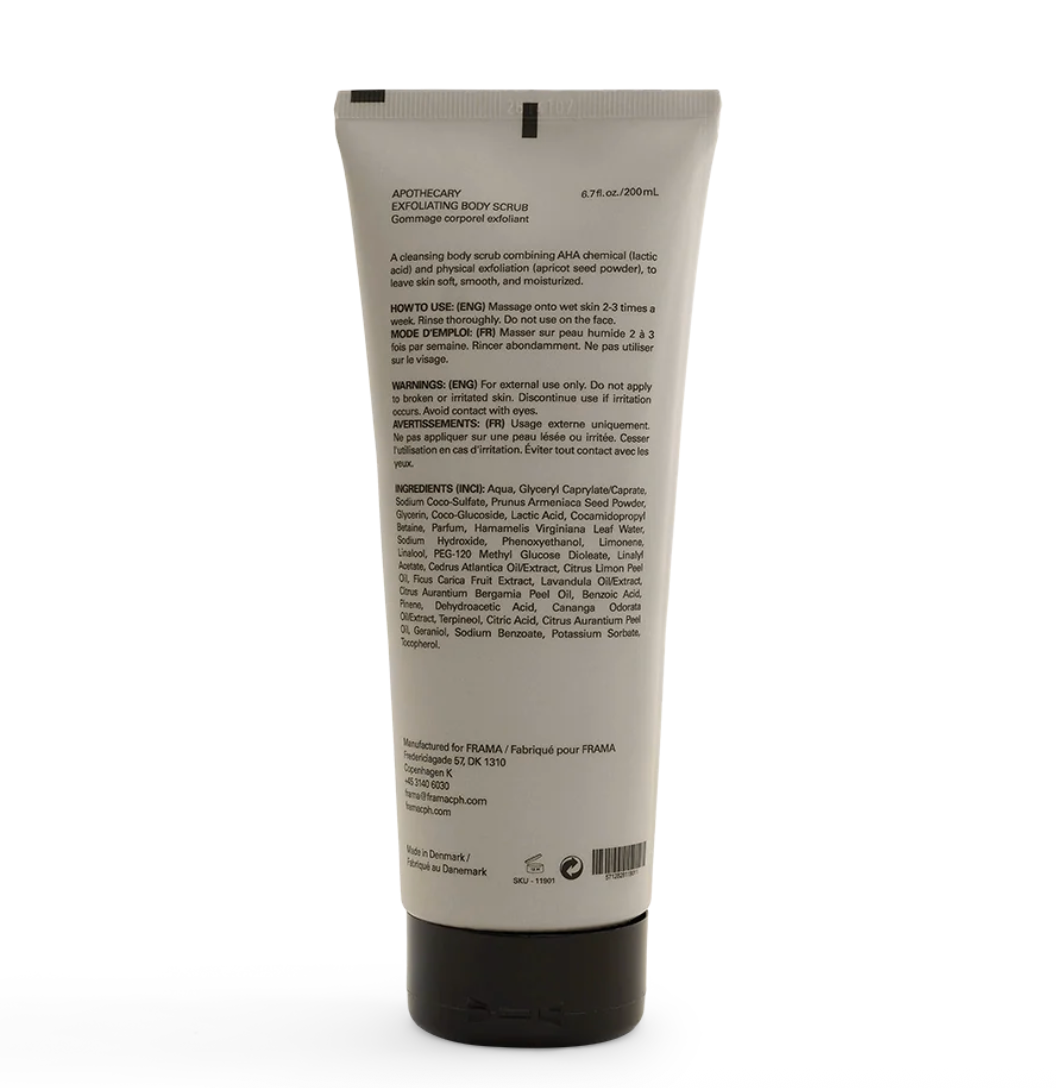 Frama Body Scrub tube Apothecary 200 ml