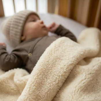 Lille Barn Wool Crib Blanket 75 x 100 cm