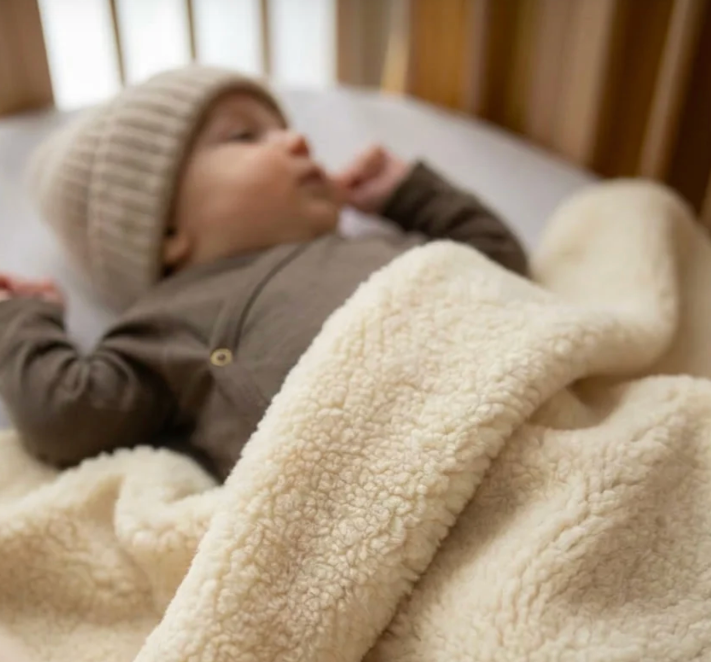 Lille Barn Wool Crib Blanket 75 x 100 cm