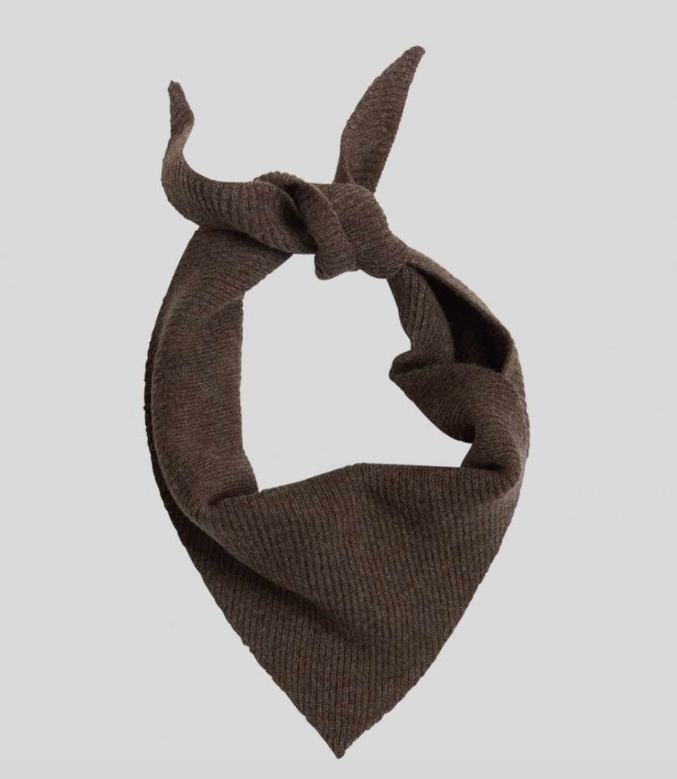 Msch Copenhagen Key Lowee Scarf Black Slate Melange