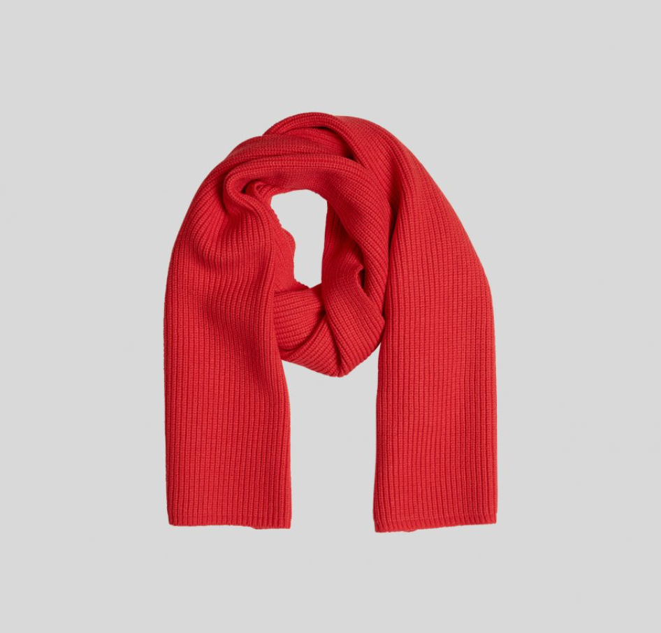 Msch Copenhagen Scarf Key Galine Rachelle Icon Flame Scarlet