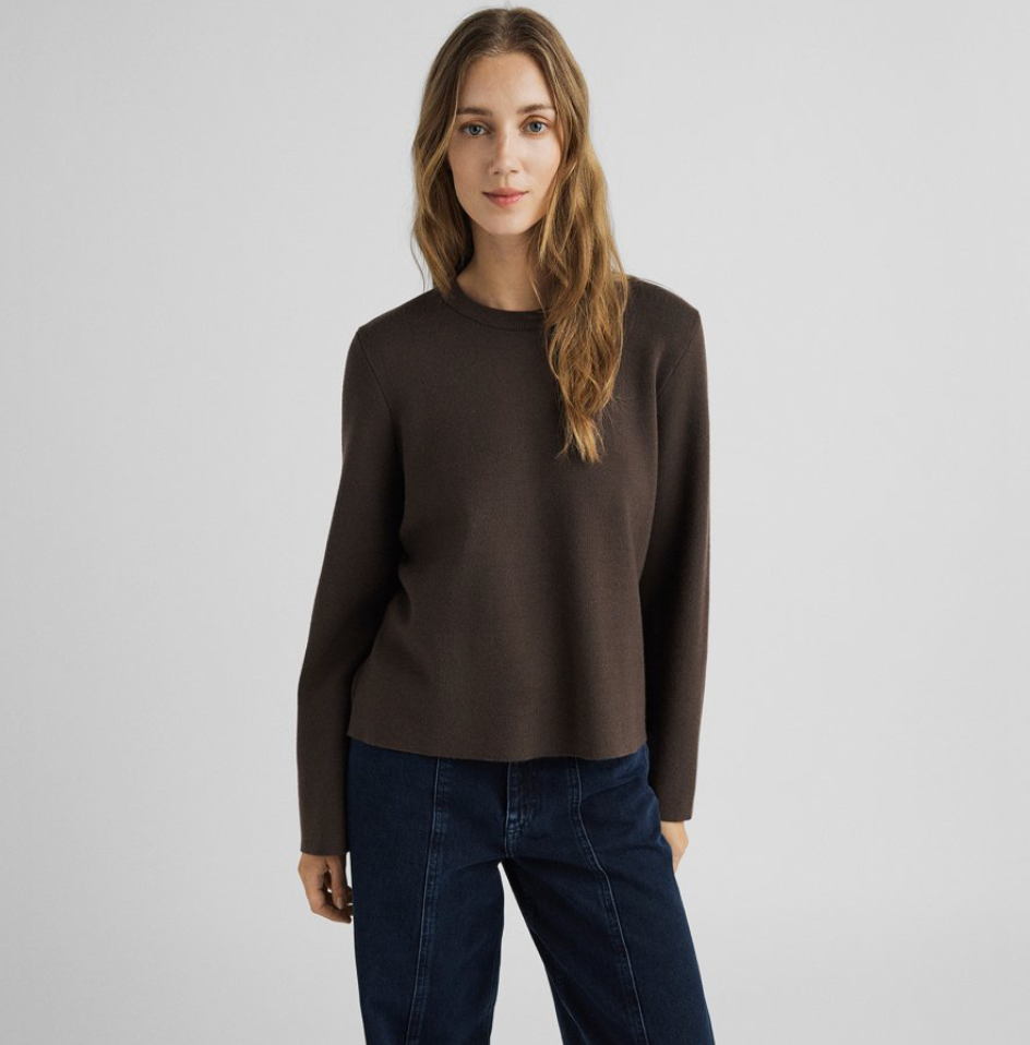 Msch Copenhagen Agatha East Pullover MSCH Brown XS/S