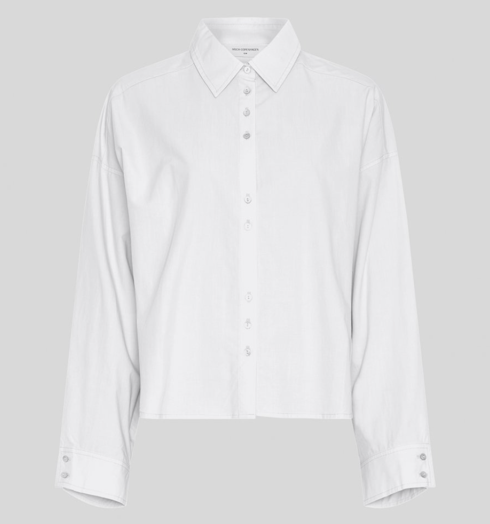 Msch Copenhagen Nesrine Selmina Shirt Bright White