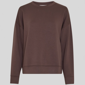 Msch Copenhagen Ima Q Sweatshirt Hot Fudge