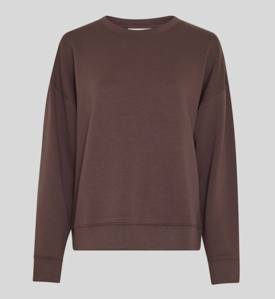 Msch Copenhagen Ima Q Sweatshirt Hot Fudge