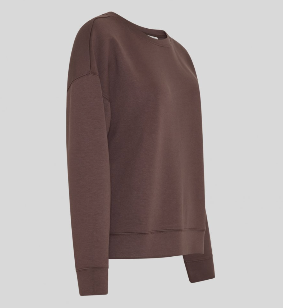 Msch Copenhagen Ima Q Sweatshirt Hot Fudge