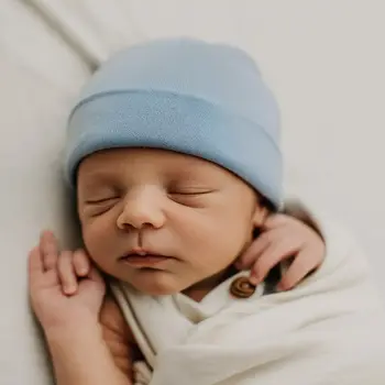 Lille Barn Woolen Baby Hat Blue Fog