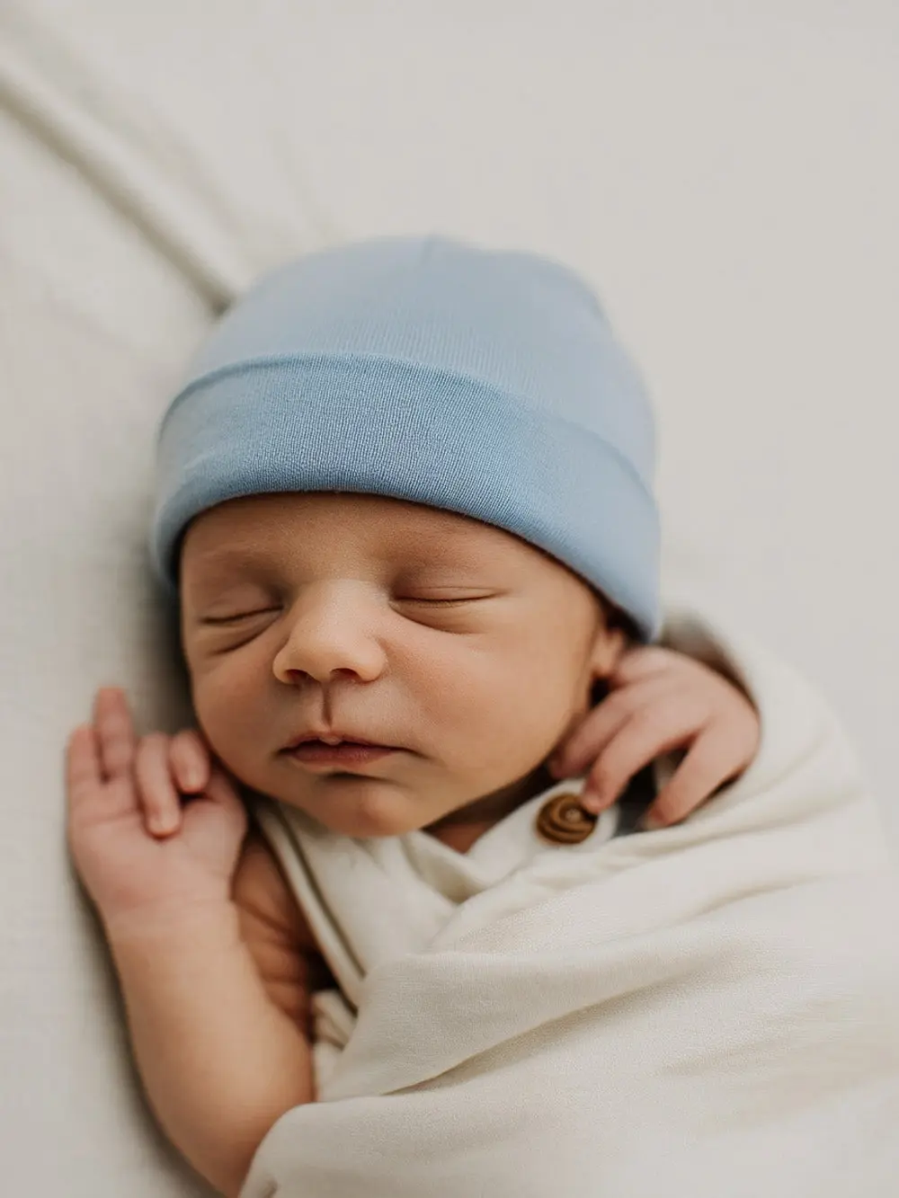 Lille Barn Woolen Baby Hat Blue Fog