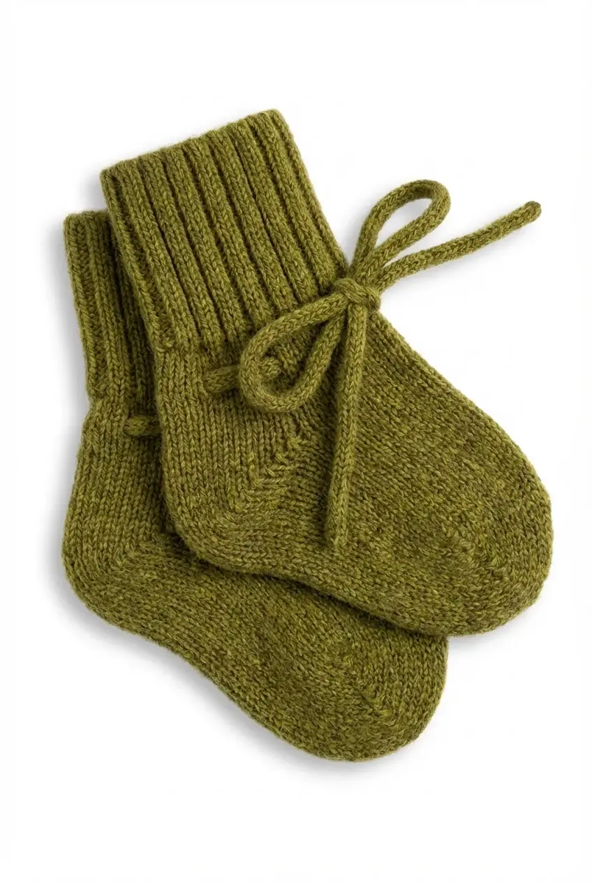 Lille Barn Woolen Baby Socks  Bow Pickle