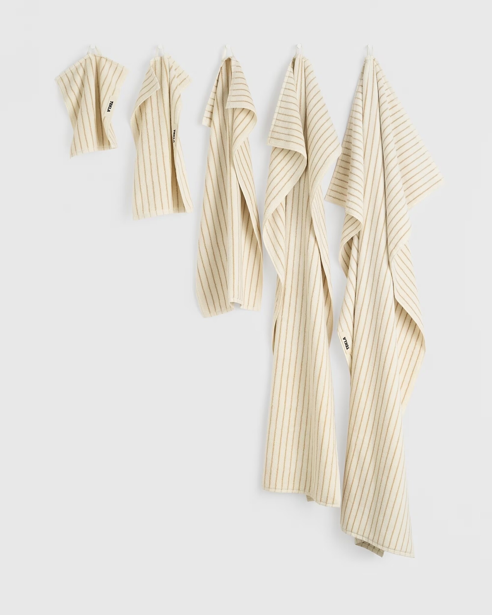 Tekla Terry Towel Sienna Stripes 70x140