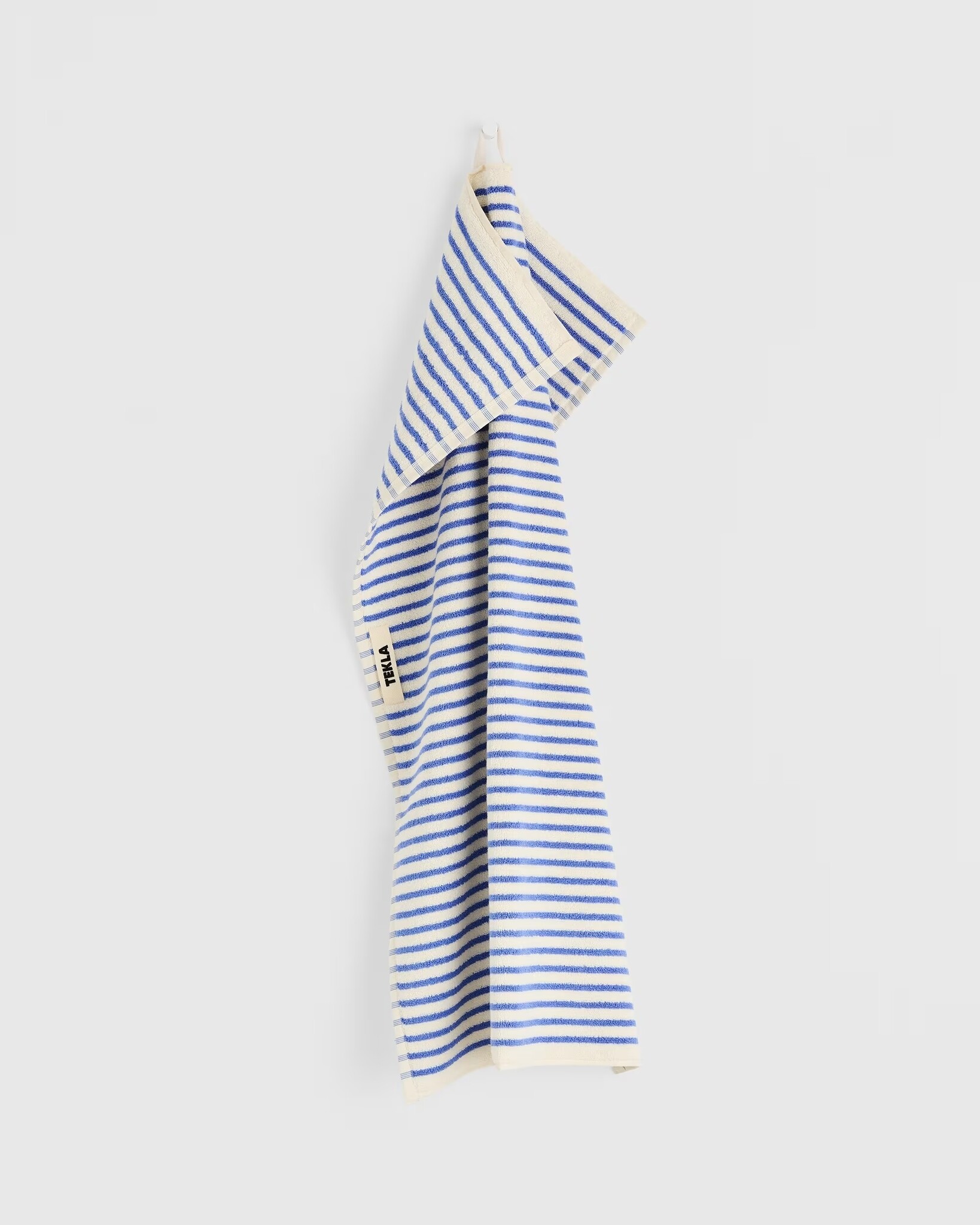 Tekla Terry Towel Coastal Blue Stripes 30x50