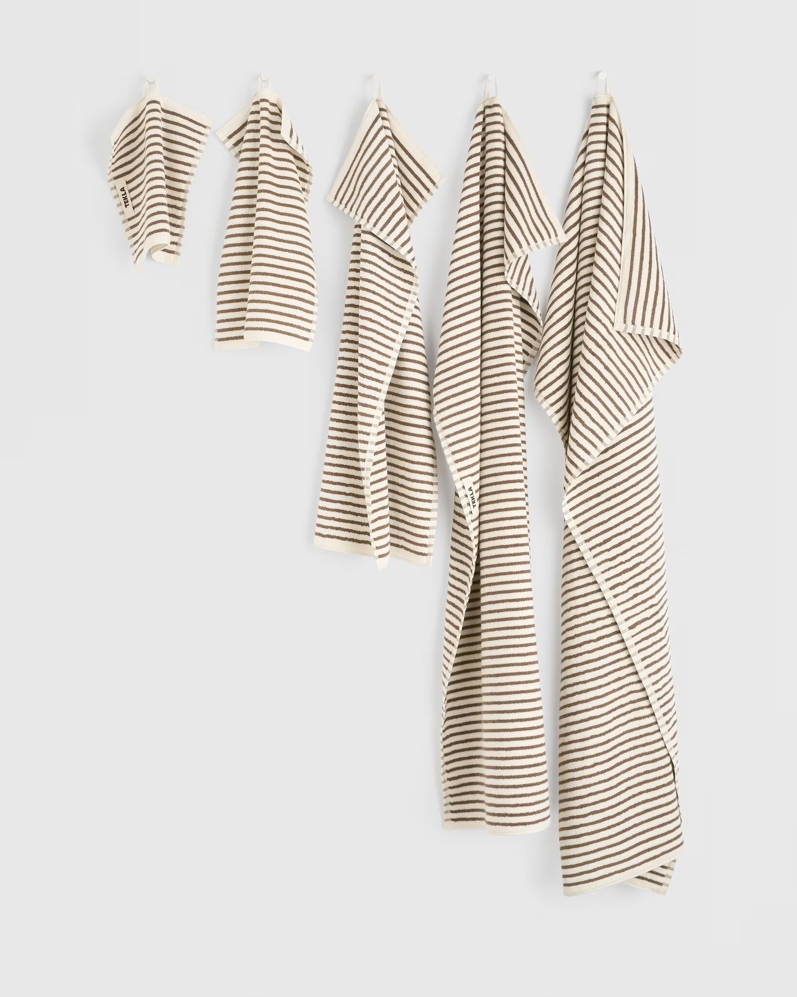 Tekla Terry Towel Kodiak Stripes 50x90