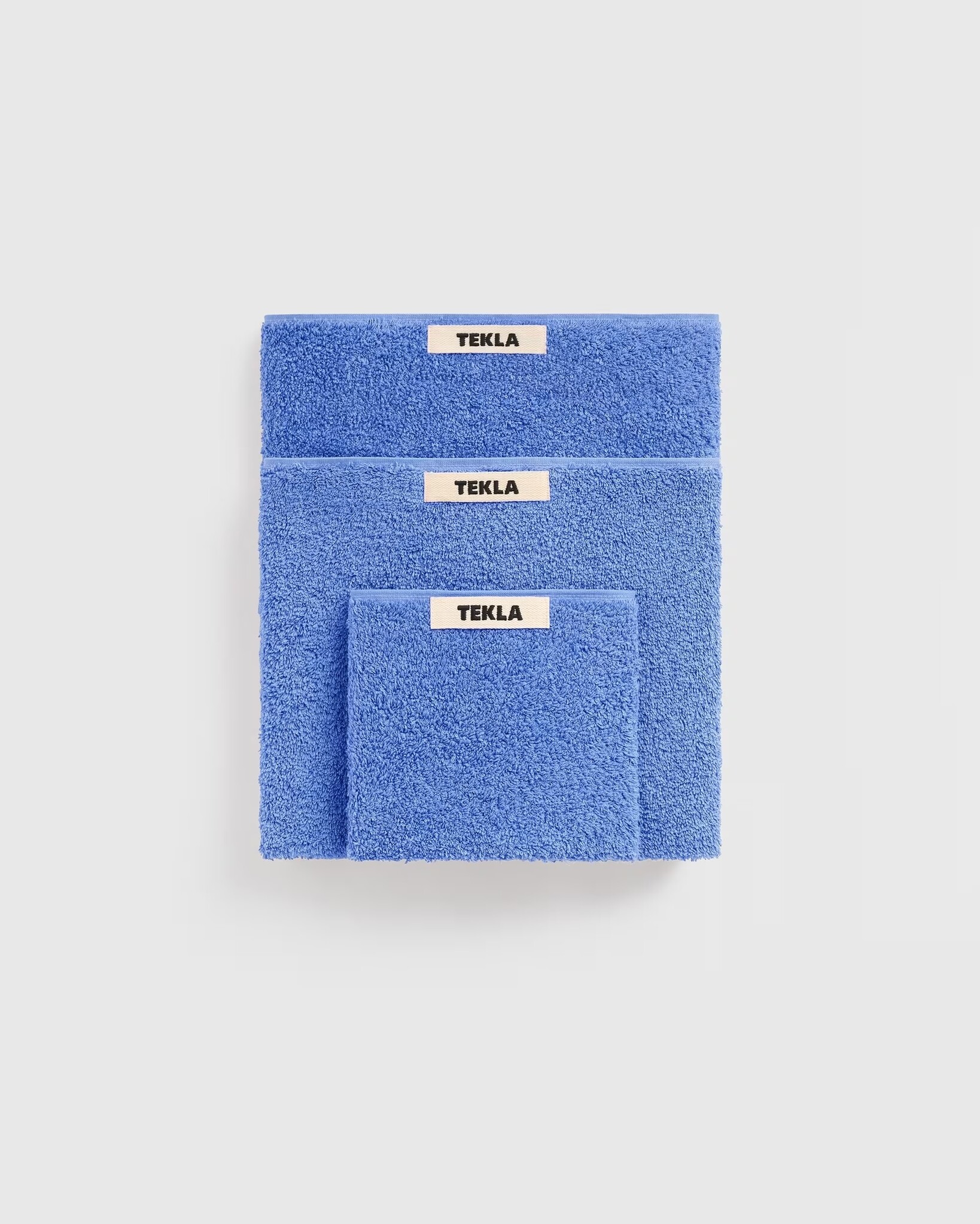 Tekla Terry Towel Clear Blue 30x50