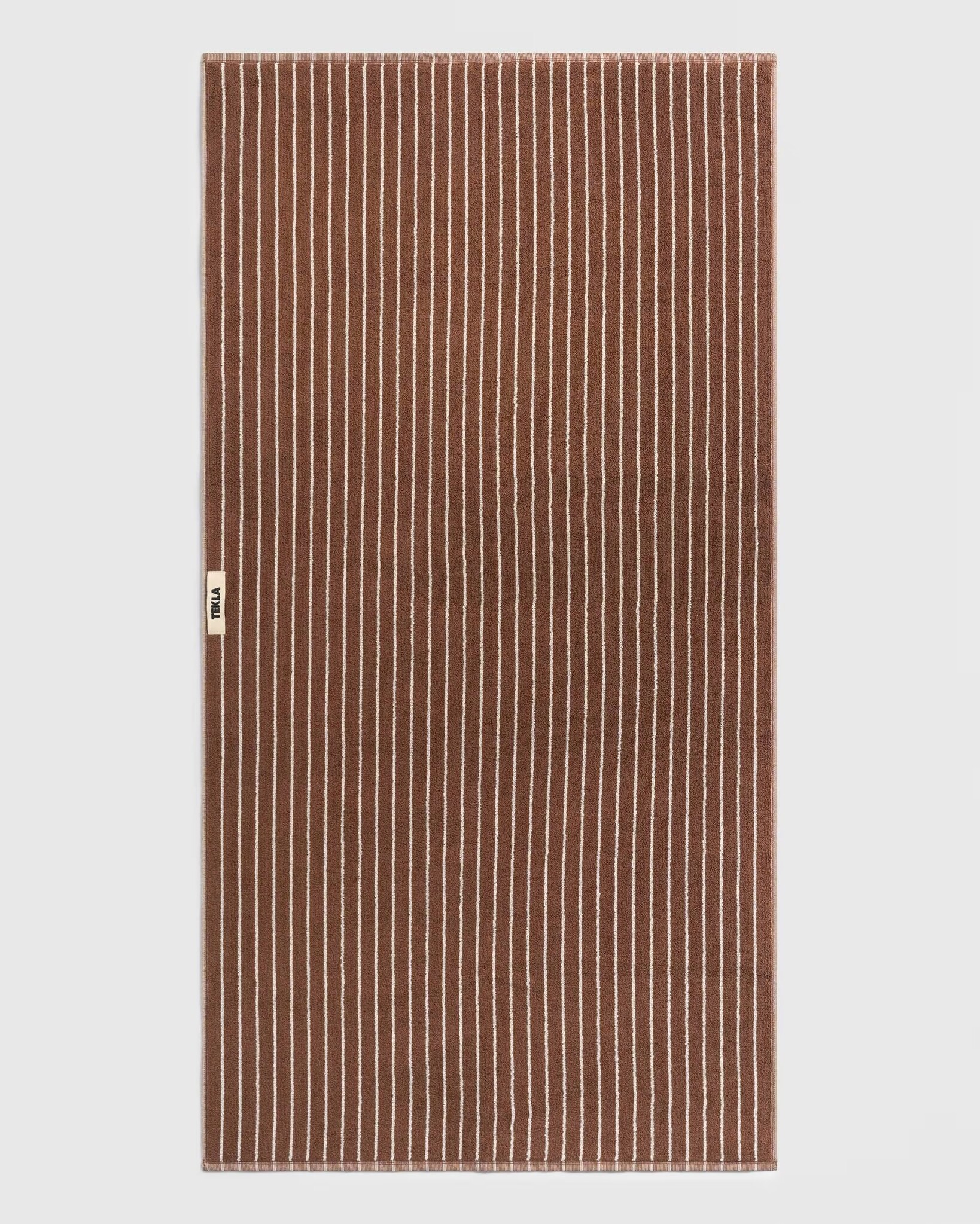 Tekla Terry Towel Rust Stripes 70x140