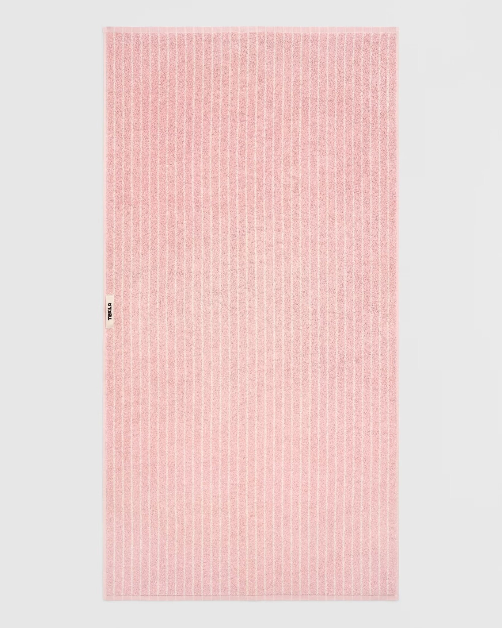 Tekla Terry Towel Shaded Pink Stripes 30x30