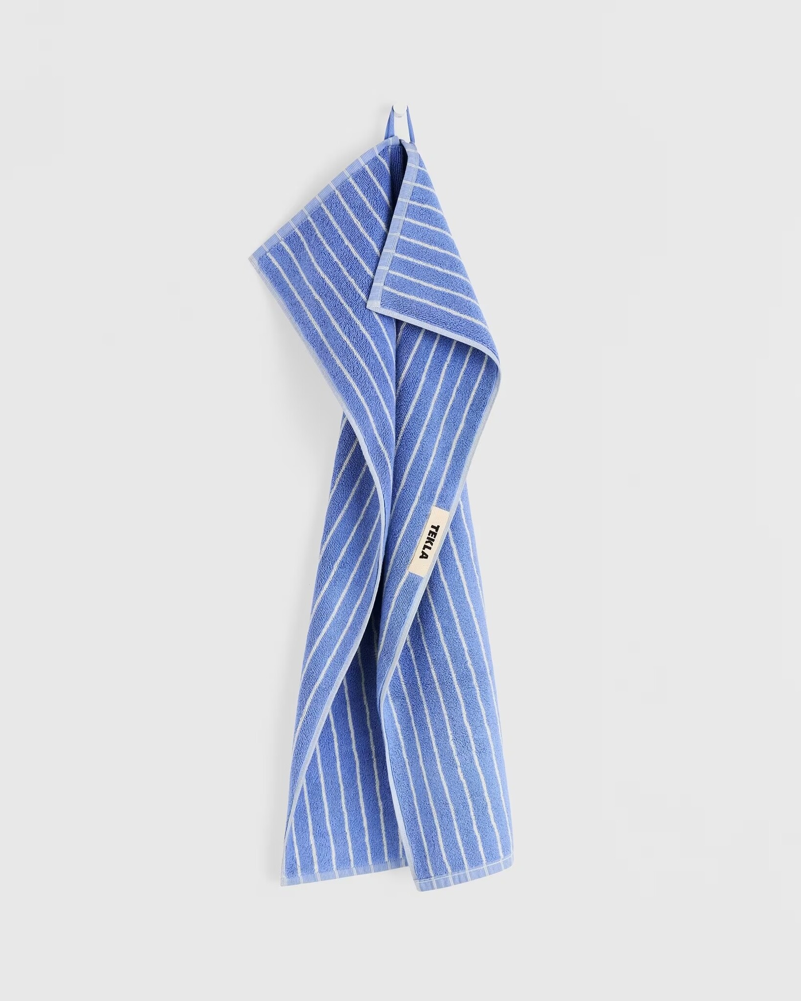 Tekla Terry Towel Clear Blue Stripes 50x90