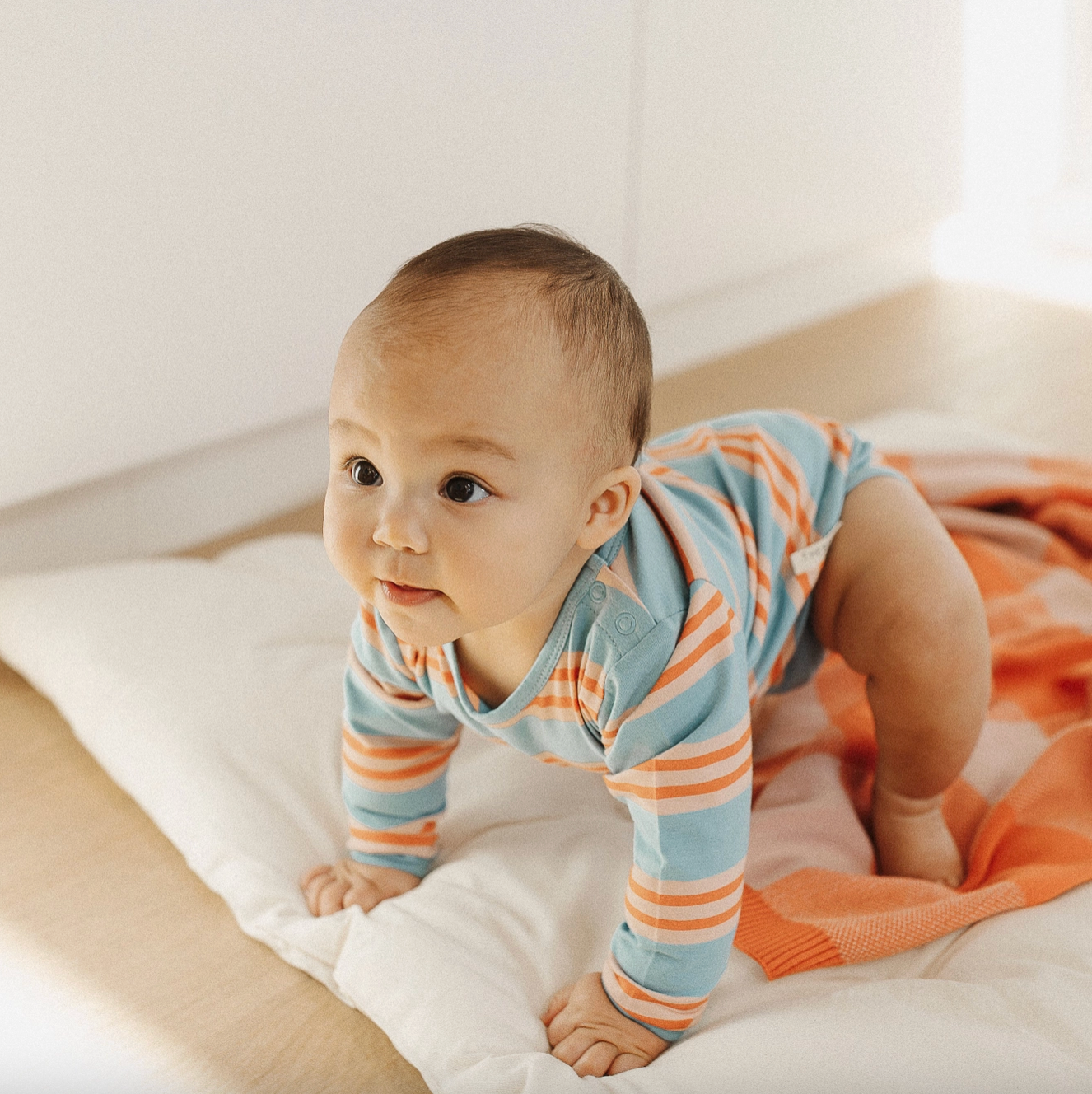 The Rest Body Suit Candy Stripe