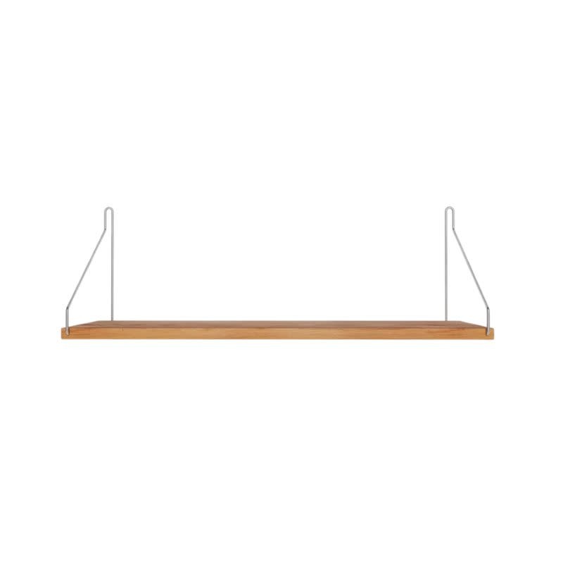 Frama Single Shelf Natural Oak/ Stainless Steel D20/W60