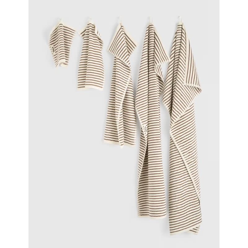 Tekla Terry Towel Kodiak Stripes 100x150cm