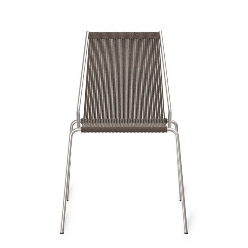 Thorup Noel Chair Steel base | Dark Grey Wool Flag Halyard