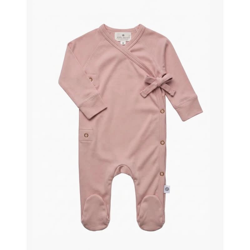 Lille Barn Wool Playsuit/Bodysuit  Misty Rose