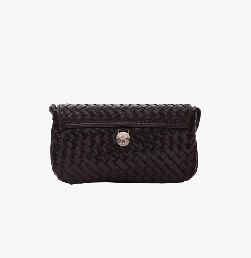 Adax Salerno Shoulder Bag Monroe Dark Brown