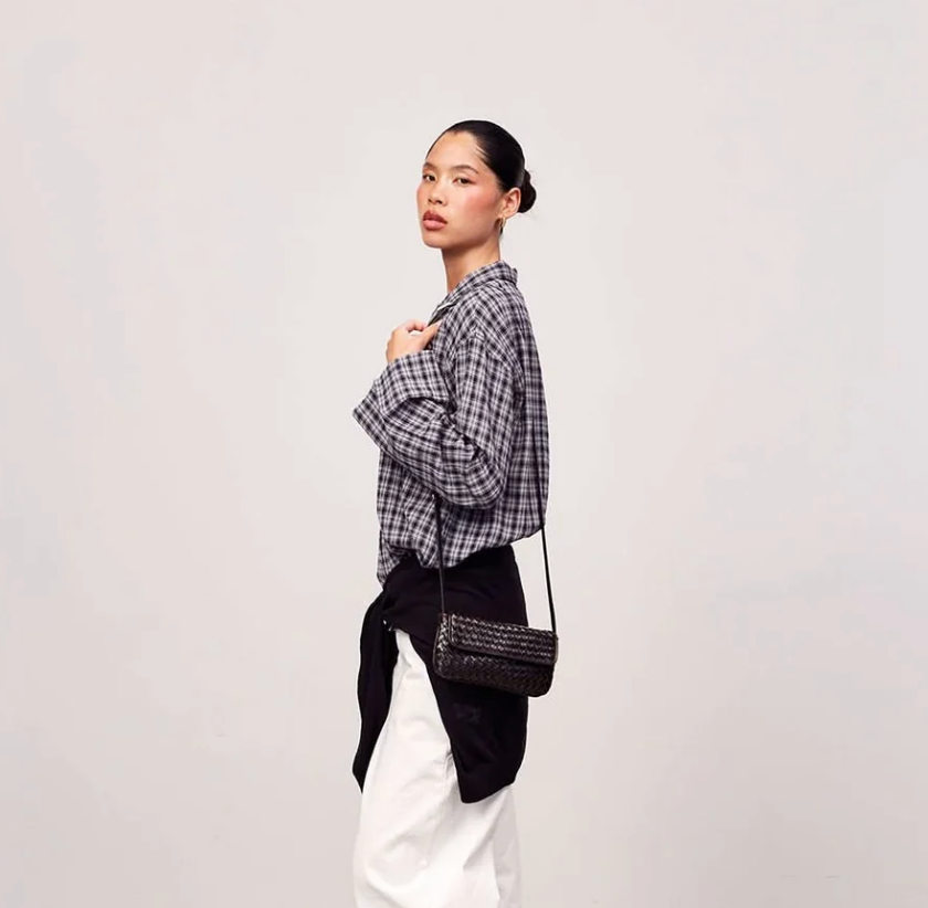 Adax Salerno Shoulder Bag Monroe Dark Brown