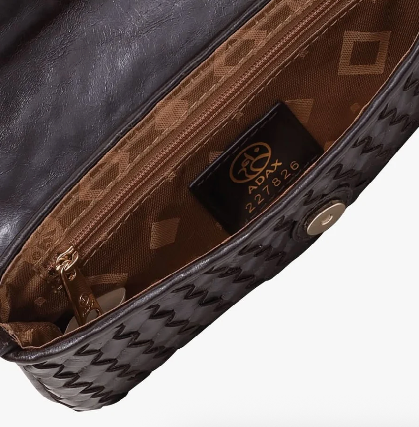 Adax Salerno Shoulder Bag Monroe Dark Brown
