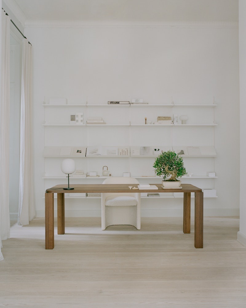New Works Atlas Dining Table 200x95 Fumed Oak