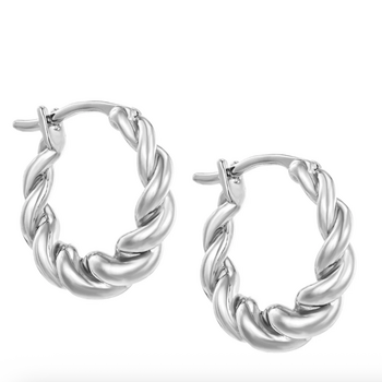 Brandlinger Earrings Port Vila Silver