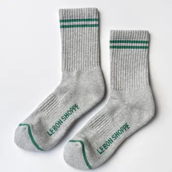 Le Bon Shoppe Boyfriend Socks Light Grey