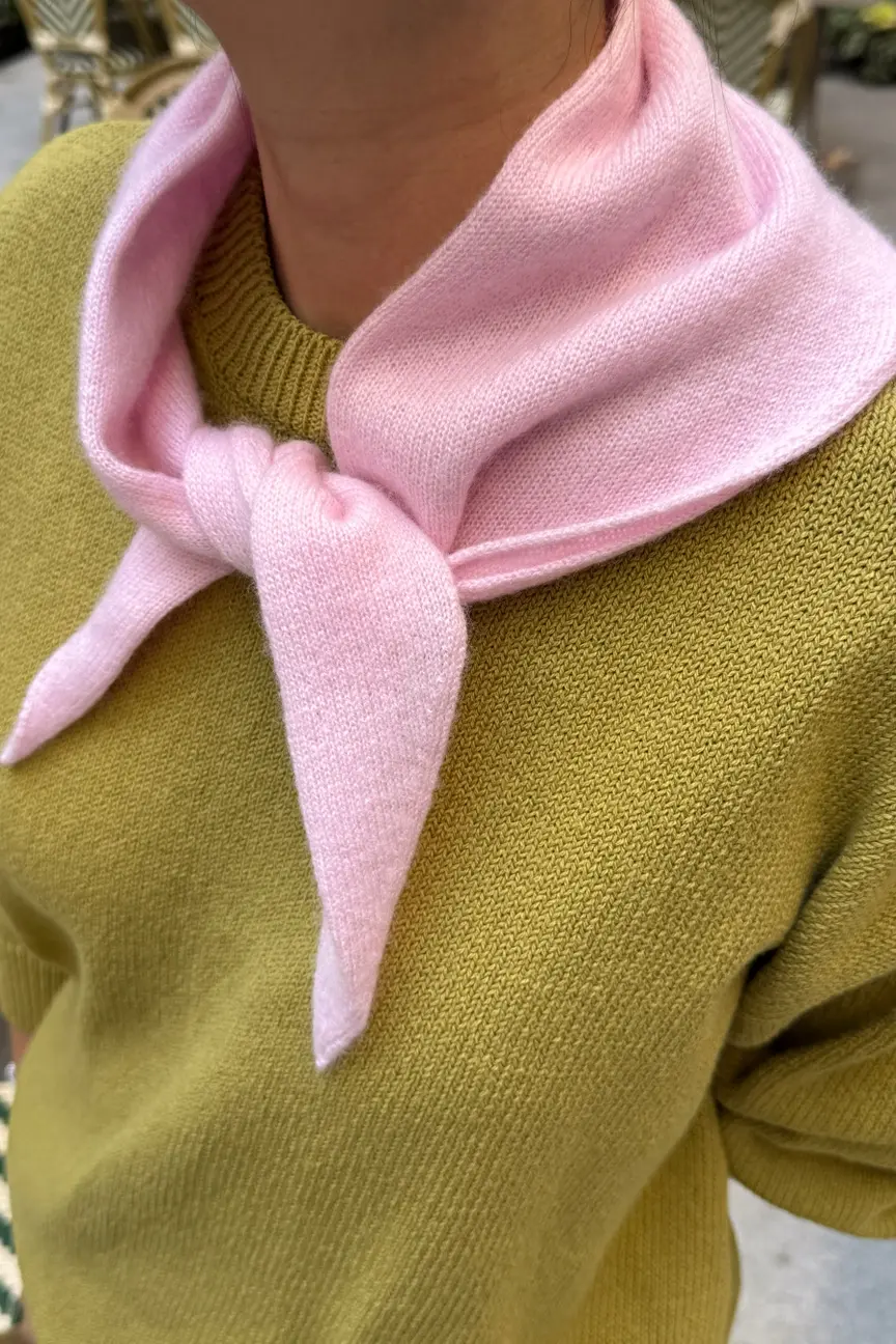 Le Bon Shoppe Cashmere Bandana Baby Pink