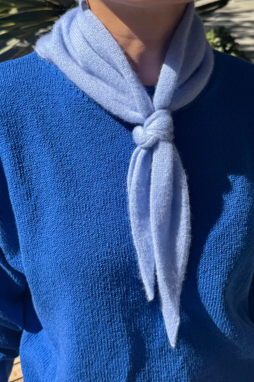Le Bon Shoppe Cashmere Bandana Powder Blue