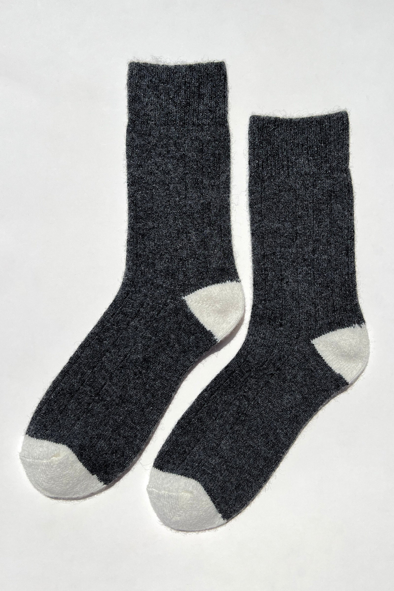 Le Bon Shoppe Classic Cashmere Socks Charcoal Melange