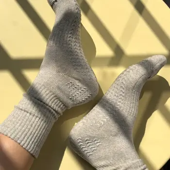 Le Bon Shoppe Grip Gym Socks Grey