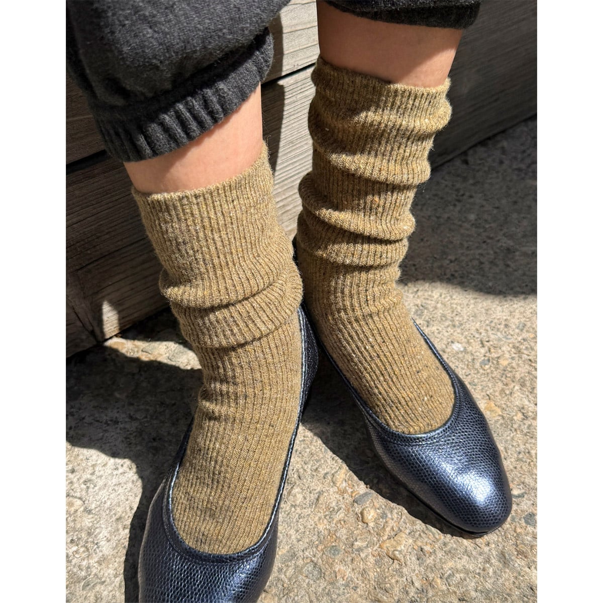 Le Bon Shoppe Snow Socks Cedar