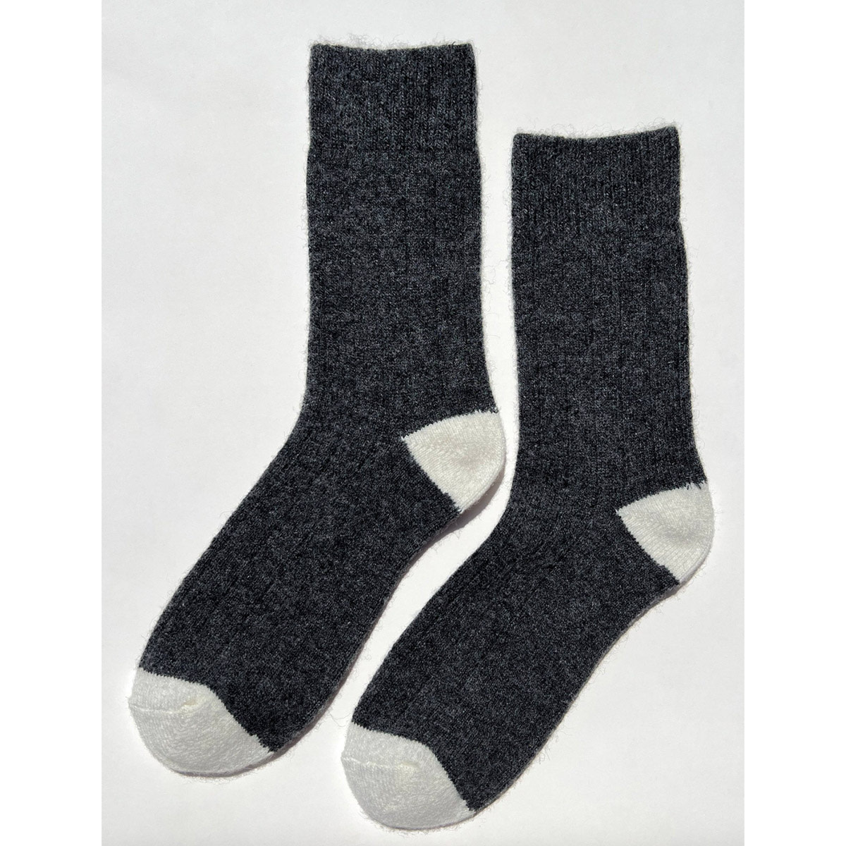 Le Bon Shoppe Classic Cashmere Socks Charcoal Melange