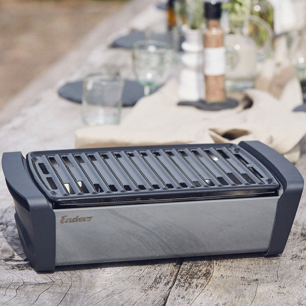Enders Enders Aurora Houtskool Tafel barbecue Grey Enders Enders Aurora Houtskool Tafel barbecue Grey
