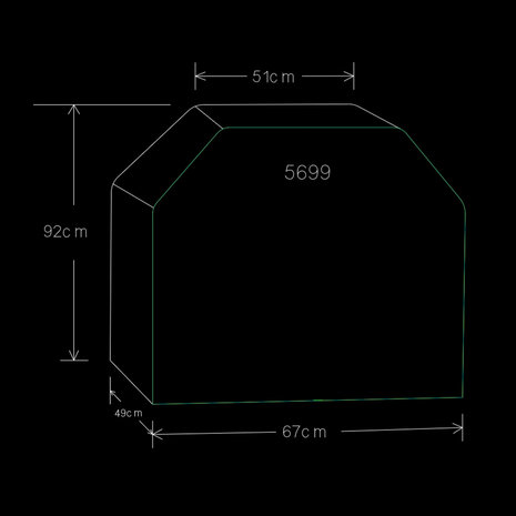 Enders Enders Premium beschermhoes voor Urban Trolley en Vario