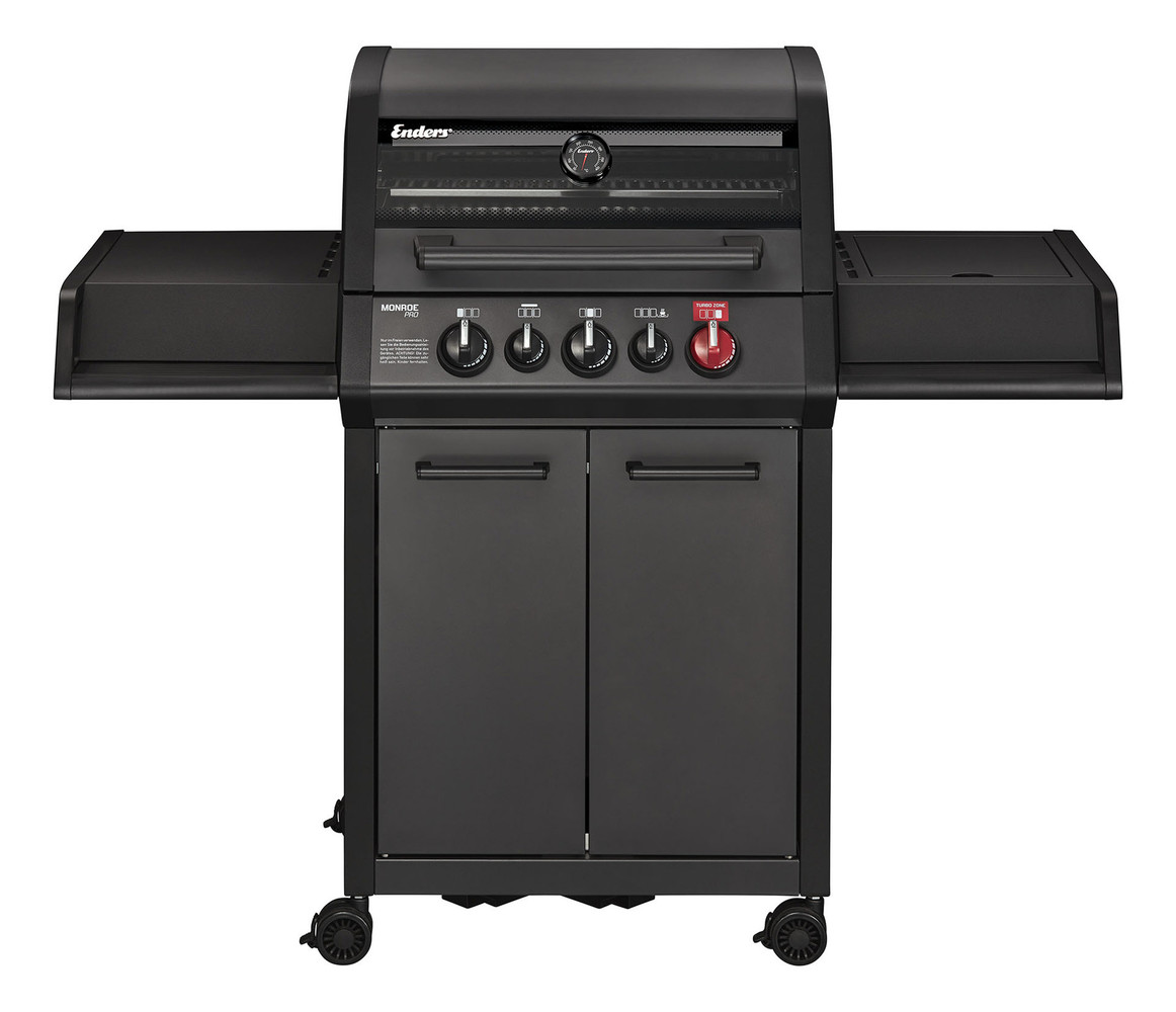 Enders Enders Monroe PRO 3 SIK Turbo Gas Barbecue Mat Zwart