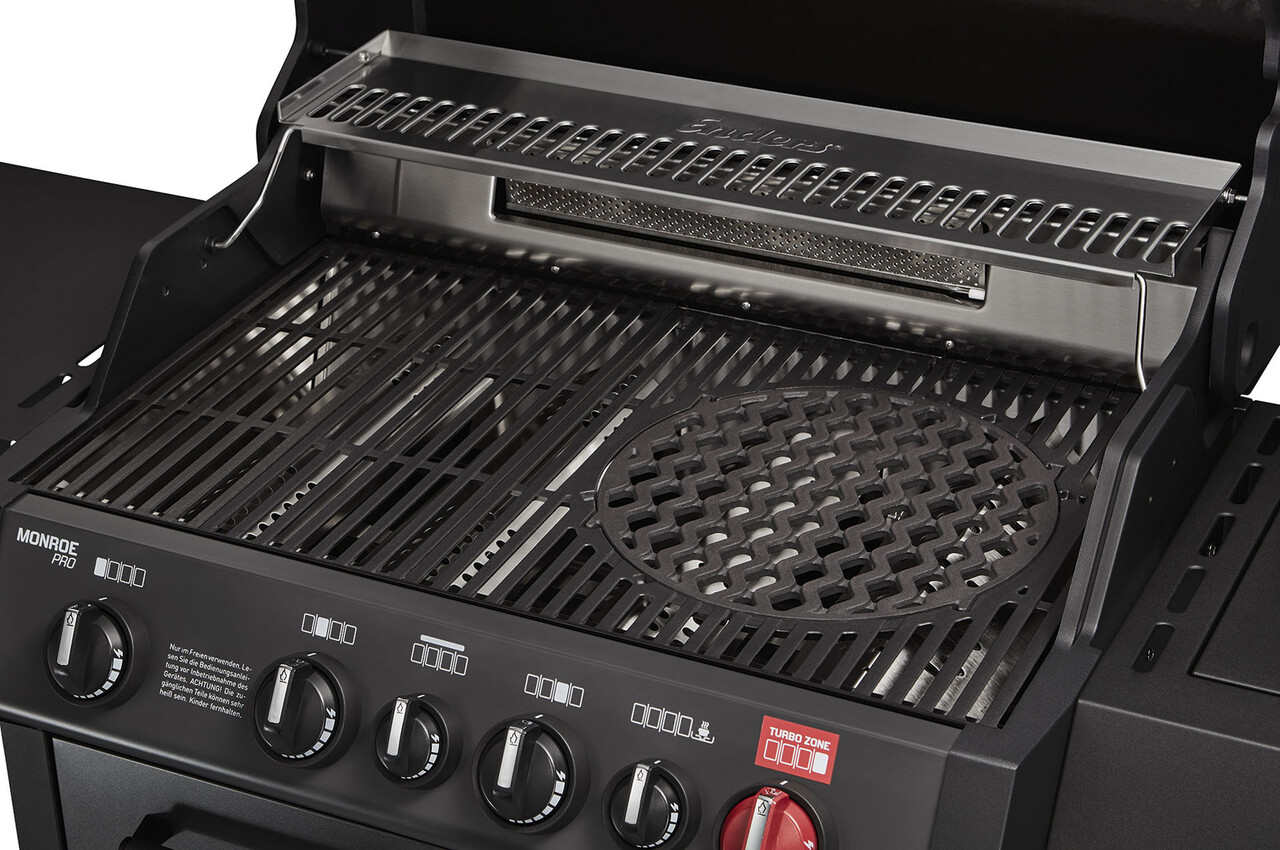 Enders Enders Monroe Pro 4 SIK Turbo Gas Barbecue Mat Zwart Enders Enders Monroe Pro 4 SIK Turbo Gas Barbecue Mat Zwart