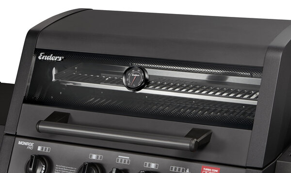 Enders Enders Monroe Pro 4 SIK Turbo Gas Barbecue Mat Zwart Enders Enders Monroe Pro 4 SIK Turbo Gas Barbecue Mat Zwart