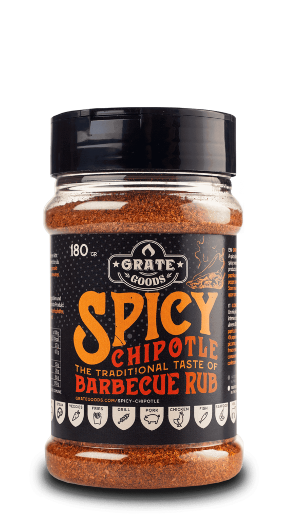 Grate Goods Grate Goods Spicy Chipotle Barbecue Rub 180 g Grate Goods Grate Goods Spicy Chipotle Barbecue Rub 180 g