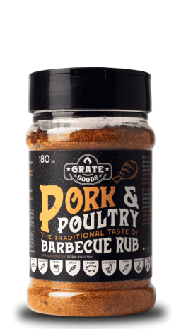 Grate Goods Grate Goods Pork & Poultry Barbecue Rub 180 g Grate Goods Grate Goods Pork & Poultry Barbecue Rub 180 g