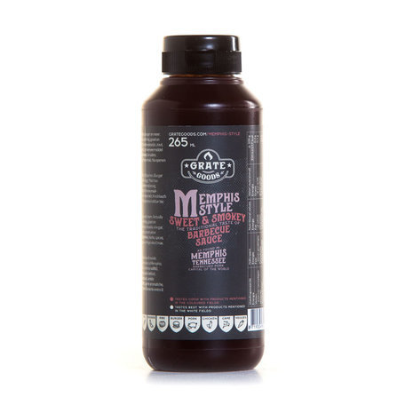Grate Goods Grate Goods Memphis Sweet & Smokey Barbecue Sauce 265 ml Grate Goods Grate Goods Memphis Sweet & Smokey Barbecue Sauce 265 ml