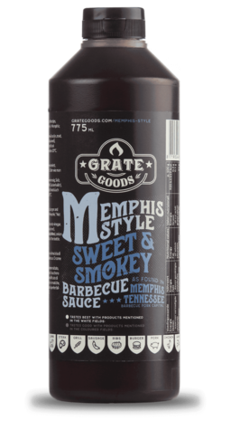 Grate Goods Grate Goods Memphis Sweet & Smokey Barbecue Sauce 775 ml Grate Goods Grate Goods Memphis Sweet & Smokey Barbecue Sauce 775 ml