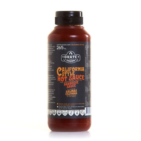 Grate Goods Grate Goods California Hot Barbecue Sauce 265 ml Grate Goods Grate Goods California Hot Barbecue Sauce 265 ml