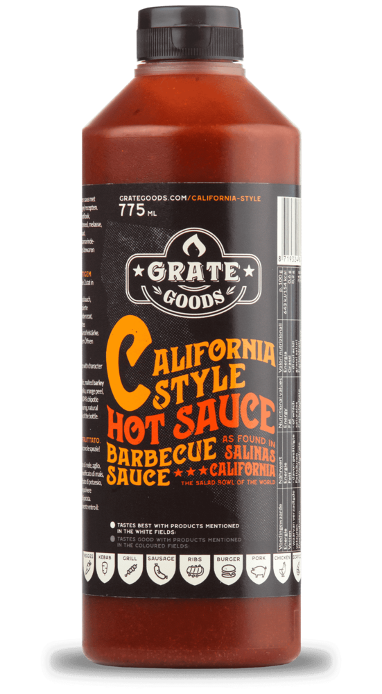 Grate Goods Grate Goods California Hot Barbecue Sauce 775 ml Grate Goods Grate Goods California Hot Barbecue Sauce 775 ml